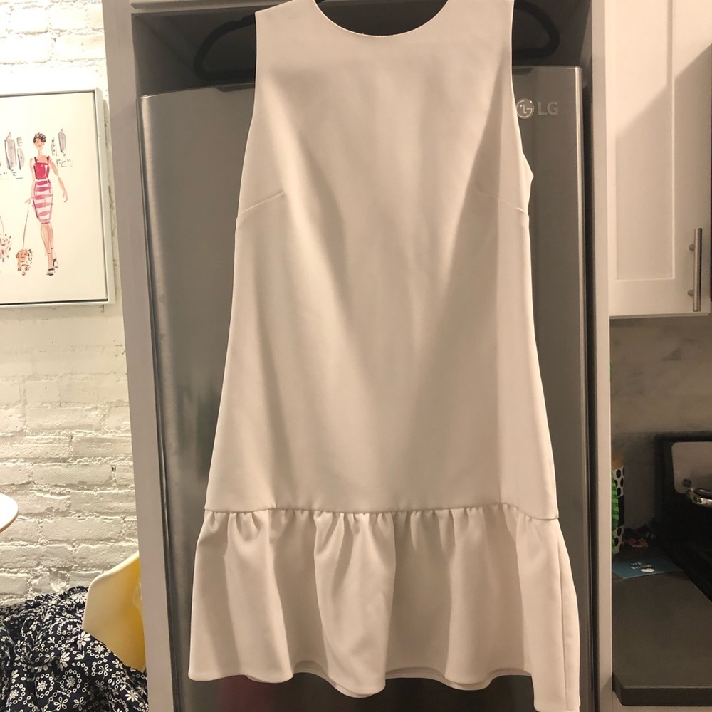 NWT Sail to Sable White Ruffle dress